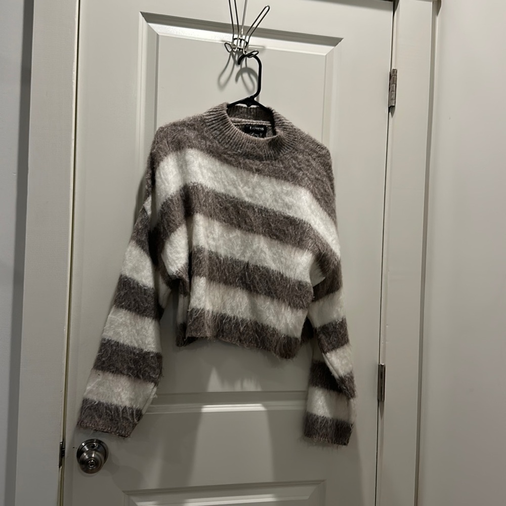Striped express sweater